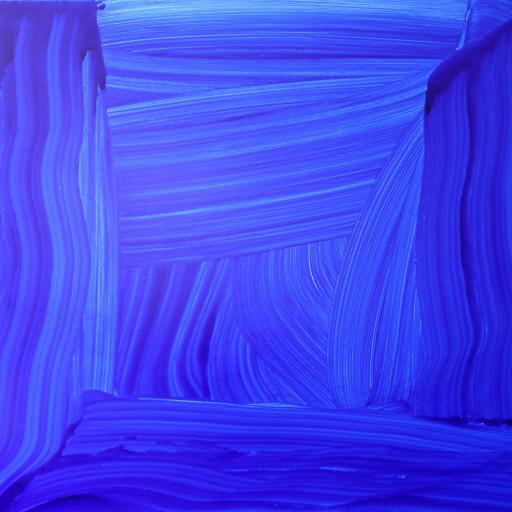 Andreas Jungk, Blue Bang, Acryl auf Leinwand, 180x170cm, 7.000 Euro