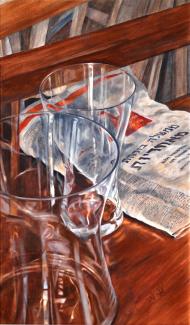 Lea Atir Tel Aviv Alte Zeitung old newspaper