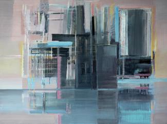 Steffi Deparade-Becker, Hafencity, 2009, 100x140cm