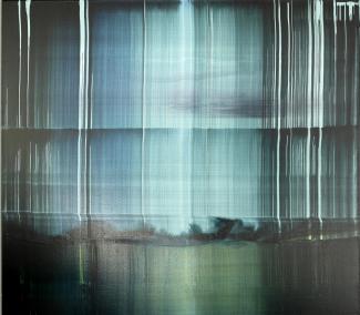 Andreas Jungk, A Landscape, Acryl auf Leinwand, 90x100cm, 3.600 Euro