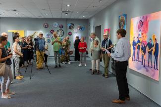Vernissage. Foto: Florian Merkel.